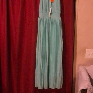 Mint green dress
